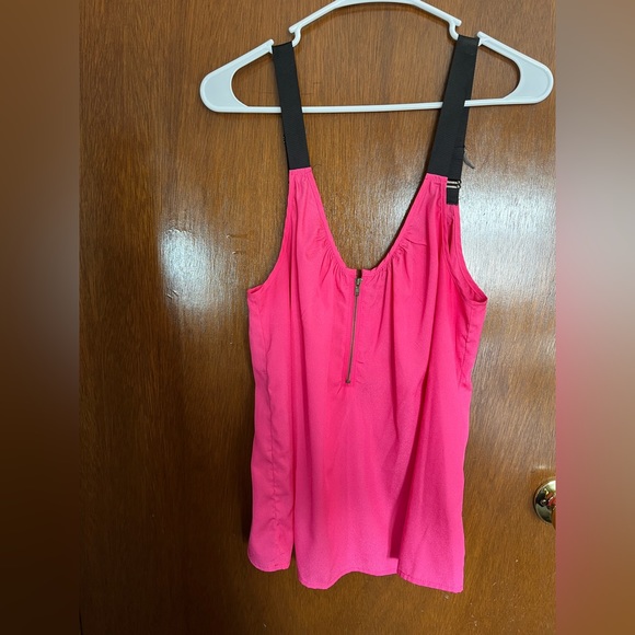 TCEC Pink Zipper Tank Top Size L - Picture 1 of 3